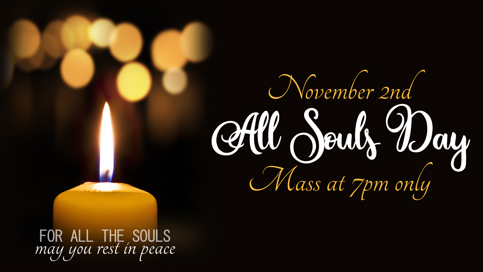 all souls day Catholic Church of the Nativity