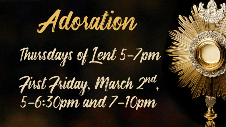 Lenten Adoration